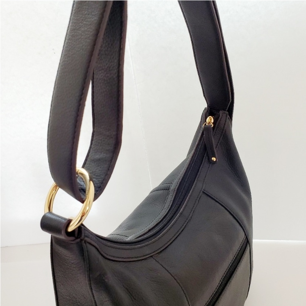 TIGNANELLO BLACK LEATHER BAG NEW - Picture 7 of 10